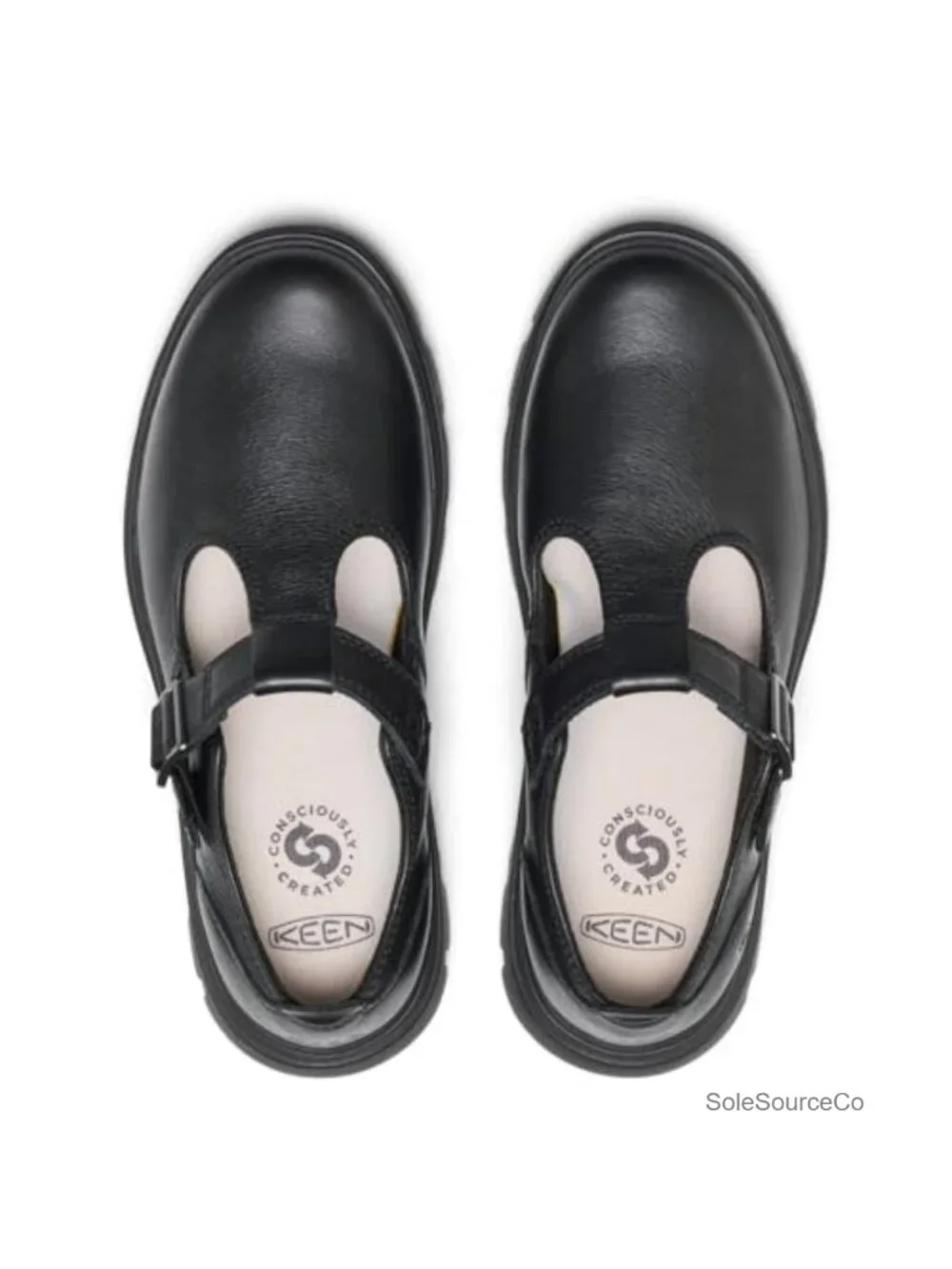 Comfortable Leather Adjustable Mary Jane Shoes for Walking
